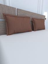 Load image into Gallery viewer, A-3532 - Pure Cotton 300 TC King Size Plain Double Bedsheet (274X274) with Two Pillow Covers (50X76)
