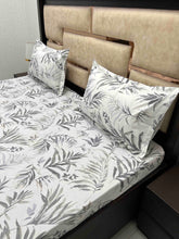 Load image into Gallery viewer, A-3816 - Pure Cotton 210 TC King Size Double Bedsheet (274X274) with Two Pillow Covers (50X76)
