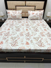 Load image into Gallery viewer, A-3819 - Pure Cotton 210 TC King Size Double Bedsheet (274X274) with Two Pillow Covers (50X76)
