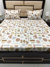 Load image into Gallery viewer, A-3854 - Pure Cotton 210 TC King Size Double Bedsheet (274X274) with Two Pillow Covers (50X76)
