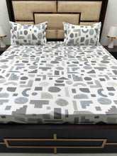 Load image into Gallery viewer, A-3856 - Pure Cotton 210 TC King Size Double Bedsheet (274X274) with Two Pillow Covers (50X76)
