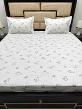 Load image into Gallery viewer, A-3858 - Pure Cotton 210 TC King Size Double Bedsheet (274X274) with Two Pillow Covers (50X76)
