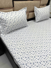 Load image into Gallery viewer, A-3862 - Pure Cotton 210 TC King Size Double Bedsheet (274X274) with Two Pillow Covers (50X76)
