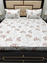 Load image into Gallery viewer, A-3866 - Pure Cotton 210 TC King Size Double Bedsheet (274X274) with Two Pillow Covers (50X76)
