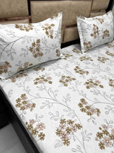 Load image into Gallery viewer, A-3867 - Pure Cotton 210 TC King Size Double Bedsheet (274X274) with Two Pillow Covers (50X76)
