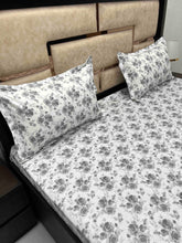 Load image into Gallery viewer, A-3871 - Pure Cotton 210 TC King Size Double Bedsheet (274X274) with Two Pillow Covers (50X76)
