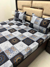 Load image into Gallery viewer, A-3919 - Pure Cotton 180 TC King Size Double Bedsheet (274X274) with Two Pillow Covers (50X76)
