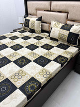 Load image into Gallery viewer, A-3920 - Pure Cotton 180 TC King Size Double Bedsheet (274X274) with Two Pillow Covers (50X76)
