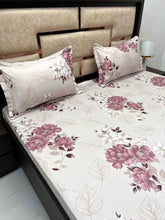 Load image into Gallery viewer, A-3926 - Pure Cotton 180 TC King Size Double Bedsheet (274X274) with Two Pillow Covers (50X76)
