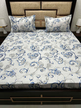 Load image into Gallery viewer, A-3932 - Pure Cotton 180 TC King Size Double Bedsheet (274X274) with Two Pillow Covers (50X76)
