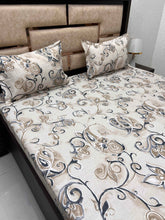 Load image into Gallery viewer, A-3933 - Pure Cotton 180 TC King Size Double Bedsheet (274X274) with Two Pillow Covers (50X76)
