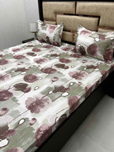 Load image into Gallery viewer, A-3935 - Pure Cotton 180 TC King Size Double Bedsheet (274X274) with Two Pillow Covers (50X76)
