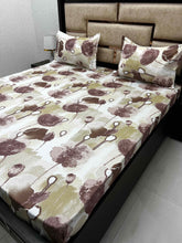 Load image into Gallery viewer, A-3937 - Pure Cotton 180 TC King Size Double Bedsheet (274X274) with Two Pillow Covers (50X76)
