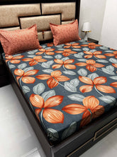 Load image into Gallery viewer, A-3943 - Poly Cotton 130 GSM King Size Double Bedsheet (274X274) with Two Pillow Covers (50X76)

