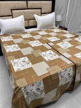 Load image into Gallery viewer, A-3587 - Pure Cotton 180 TC King Size Duvet Cover / Razaai Cover / Quilt Cover / Dohar Cover (223X243) for Double Bed Size with Heavy Zipper
