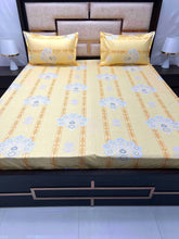 Load image into Gallery viewer, A-3547 - Pure Cotton 180 TC Queen Size Double Bedsheet (228X254) with Two Pillow Covers (43X68)
